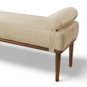 Ver imagem 4 de Recamier Puff Luxo Madeira Maciça Berlim