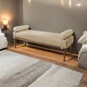 Ver imagem 2 de Recamier Puff Luxo Madeira Maciça Berlim