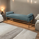 Ver imagem 2 de Recamier Puff Luxo Madeira Maciça Berlim