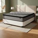 Ver imagem 2 de Cama Box com Colchão de Molas Ensacadas Pillow Top Umaflex Vitta Casal 138cm