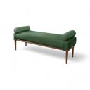 Ver imagem 3 de Recamier Puff Luxo Madeira Maciça Berlim