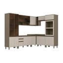 Ver imagem 3 de Cozinha Modulada Completa 08 Peças 100% MDF com Torre Quente e Cristaleira Connect