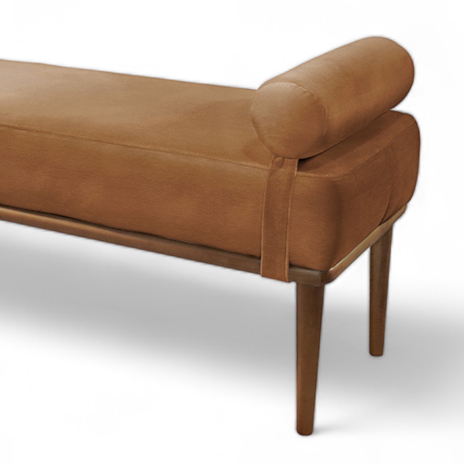 Recamier Puff Luxo Madeira Maciça Berlim - 4
