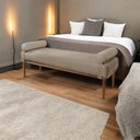 Ver imagem 5 de Recamier Puff Luxo Madeira Maciça Berlim