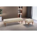 Ver imagem 6 de Recamier Puff Luxo Madeira Maciça Maya