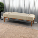 Ver imagem 5 de Recamier Puff Luxo Madeira Maciça Maya