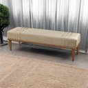 Ver imagem 5 de Recamier Puff Luxo Madeira Maciça Maya