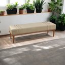 Ver imagem 1 de Recamier Puff Luxo Madeira Maciça Maya