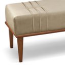 Ver imagem 3 de Recamier Puff Luxo Madeira Maciça Maya