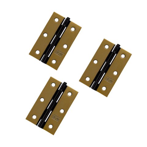 Kit 3 Dobradiça F.l.o. Porta / Janela Pino Solto Real 2,5"