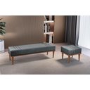 Ver imagem 6 de Recamier Puff Luxo Madeira Maciça Maya