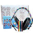 Ver imagem 1 de Kit Abafador de Barulho para Autistas Arco Colorido Caixa para Colorir e Canetinhas