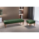 Ver imagem 6 de Recamier Puff Luxo Madeira Maciça Maya