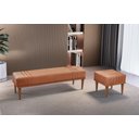 Ver imagem 6 de Recamier Puff Luxo Madeira Maciça Maya