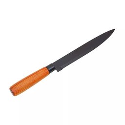Faca Multiuso Inox Cor Grafite Cabo Acácia 32cm - 2