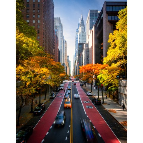 Travessas de Manhattan Canaleta 47x60cm Preta