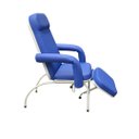 Ver imagem 3 de Poltrona Descanso Reclinável com Perneira Independente Azul Royal