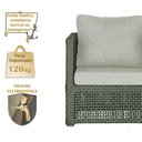 Ver imagem 4 de 2 Poltronas Madri Alumínio Corda Náutica Estofado 3 Trama Original