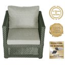 Ver imagem 3 de 2 Poltronas Madri Alumínio Corda Náutica Estofado 3 Trama Original