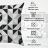 Kit Capas Almofadas Decorativas Love Paris 45x45 - ID Decor Branco - 8