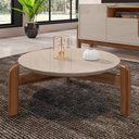 Ver imagem 2 de Conjunto Mesa de Centro e Cristaleira Kast Off White Cedro