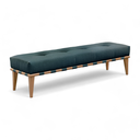 Ver imagem 2 de Recamier Luxo Madeira Maciça Valentin Azul