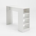 Ver imagem 5 de Bancada Balcao Cozinha Americana Gourmet Mesa 120cm Branco - BRV Móveis