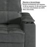 Sofá Retrátil e Reclinável 2 Lugares com Porta Copos 180cm Cobán Espresso Móveis - 6
