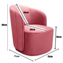 Ver imagem 3 de Poltrona Concha Stela Decoração Moderna