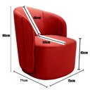 Ver imagem 3 de Poltrona Concha Stela Decoração Moderna