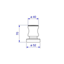 Ver imagem 6 de Acabamento Cromado C35 Registro 1/2 3/4 Deca 4900.c35 Aspen