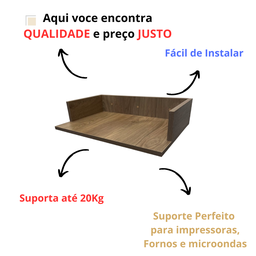 Suporte Impressora Vídeo Game Microondas Mdf - 5