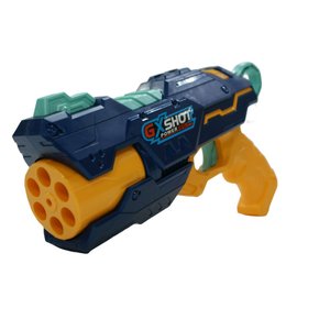 Lançador Gx Shot Power Gun com 10 Dardos Azul - Quanhe