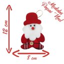 Ver imagem 2 de Kit 24 Pendente Natal Enfeite Natalino Tecido Feltro 12cm