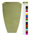 Ver imagem 2 de Kit Vaso Planta + Prato 90x45 Moderno Trapézio Polietileno BGPLASTICOS FERRUGEM 017