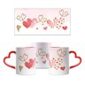 Caneca Coração Presente Para Namorada Arte De Corações - 2