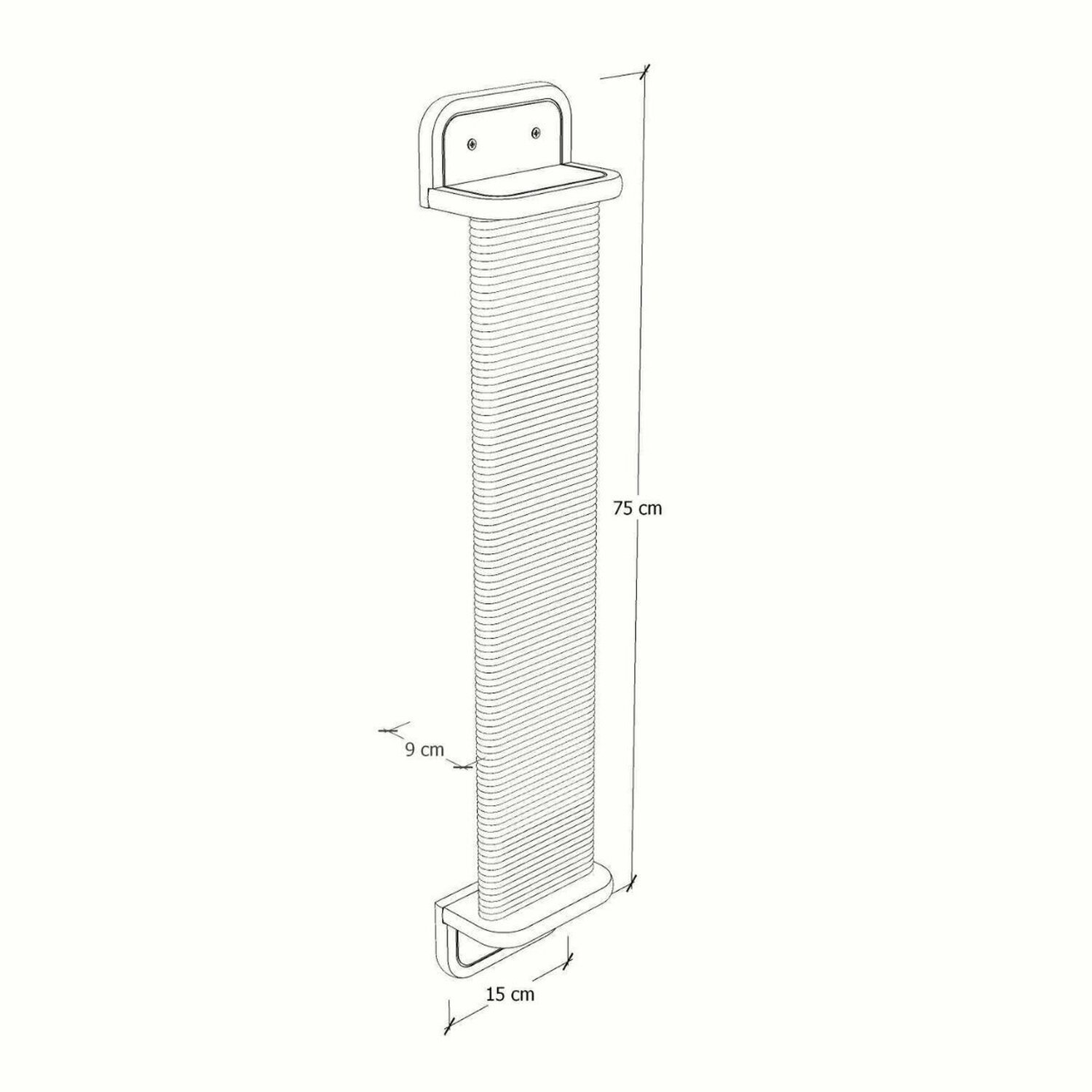 Arranhador Vertical Escalada para Gatos Everest 60cm - 4