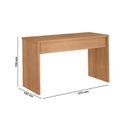 Ver imagem 3 de Escrivaninha Mesa Escritório com Gaveteiro com Chave Gávea 4 Gavetas 127cm Freijó