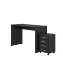 Ver imagem 2 de Escrivaninha Mesa Escritório 127cm com Gaveteiro com Chave Gávea