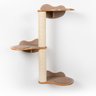 Árvore de Parede para Gatos Haru 3 Andares A 85cm x C 74cm x P 30cm - 1