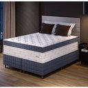 Ver imagem 2 de Cama Box Queen 158x198x78 com Colchão Molas Ensacadas Duplo Molejo Chile Yescasa