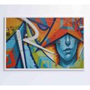 Ver imagem 6 de Quadro Grafite Parede 120x80 Cm Adesivo Fotográfico