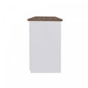 Ver imagem 7 de Conjunto 2 Escrivaninhas Modernas Spirit com Gavetas e Prateleiras 1720cm Nogal e Branco
