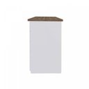 Ver imagem 7 de Conjunto 2 Escrivaninhas Modernas Spirit com Gavetas e Prateleiras 1720cm Nogal e Branco Artany