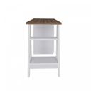 Ver imagem 5 de Conjunto 2 Escrivaninhas Modernas Spirit com Gavetas e Prateleiras 1720cm Nogal e Branco