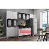 Cozinha Compacta Aço Telasul Mirage New 5vidros 3pçs Bco/pto - 7
