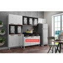 Ver imagem 7 de Cozinha Compacta Aço Telasul Mirage New 5vidros 3pçs Bco/pto