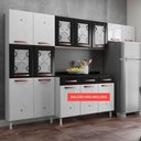 Ver mais imagens de Cozinha Compacta Aço Telasul Mirage New 5vidros 3pçs Bco/pto