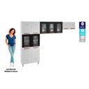 Ver imagem 5 de Cozinha Compacta Aço Telasul Mirage New 5vidros 3pçs Bco/pto