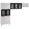 Cozinha Compacta Aço Telasul Mirage New 5vidros 3pçs Bco/pto - 6